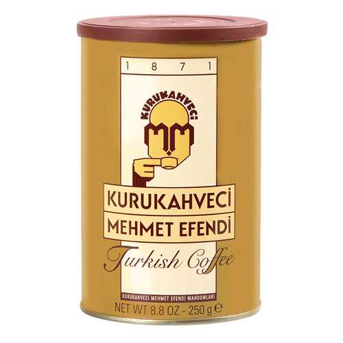Кофе Kurukahveci Mehmet Efendi турецкий молотый обжаренный 250 г в Татнефть