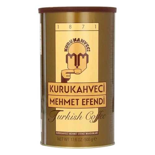 Кофе молотый Kurukahveci Mehmet Efendi жестяная банка 500 г в Татнефть