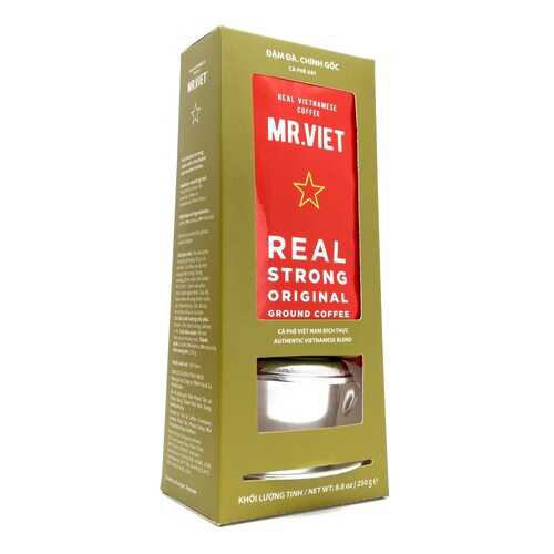 Кофе Mr. Viet с пресс-фильтром, натуральный жареный молотый, 250 гр в Татнефть