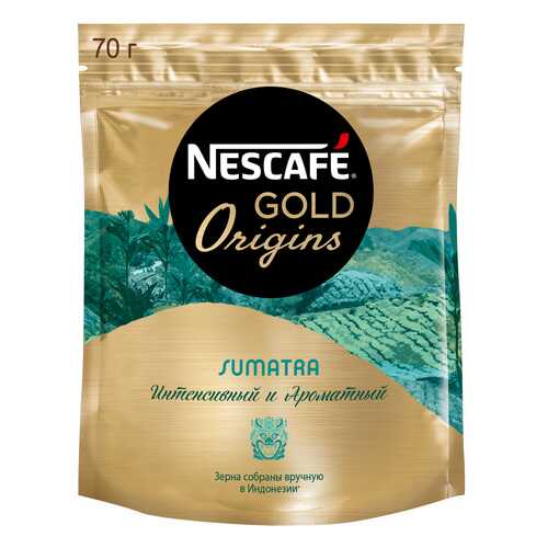 Кофе растворимый Nescafe gold origins Sumatra пакет 70 г в Татнефть