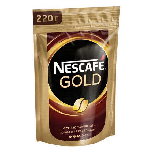 Кофе растворимый Nescafe gold пакет 220 г в Татнефть