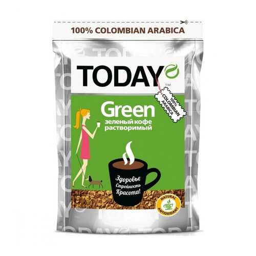 Кофе Today Green растворимый с зеленым кофе 75 г в Татнефть