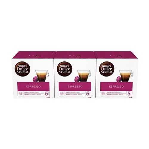 Кофе в капсулах Nescafe Dolce GustoЭспрессо 3 штуки по 16 капсул в Татнефть