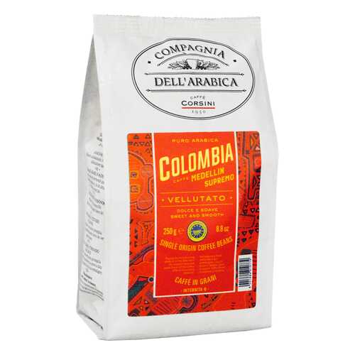 Кофе в зернах Compagnia Dell Arabica Colombia Medellin Supremo 250г в Татнефть
