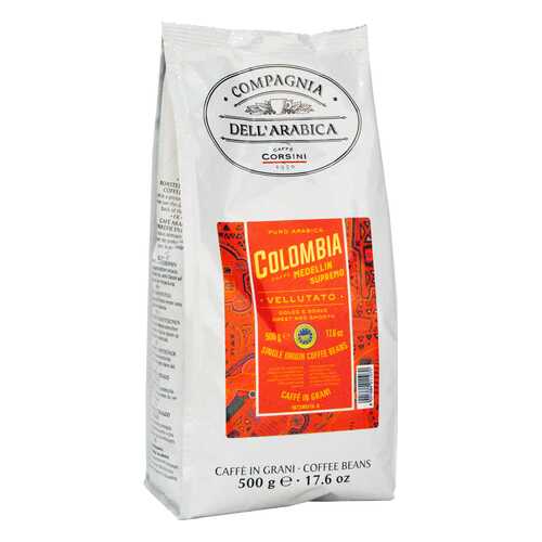 Кофе в зернах Compagnia DellArabica puro arabica Colombia medellin supremo 500 г в Татнефть
