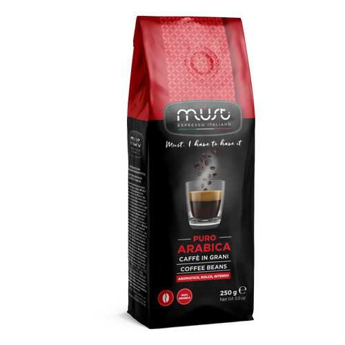 Кофе в зернах Must pure arabica 250 г в Татнефть