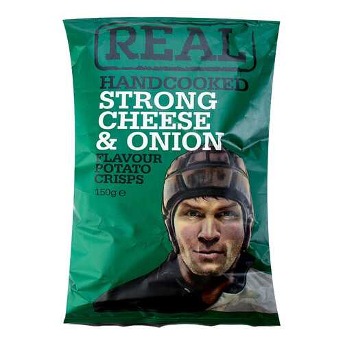 Чипсы картофельные Real Crisps Limited с сыром и луком 150 г в Татнефть