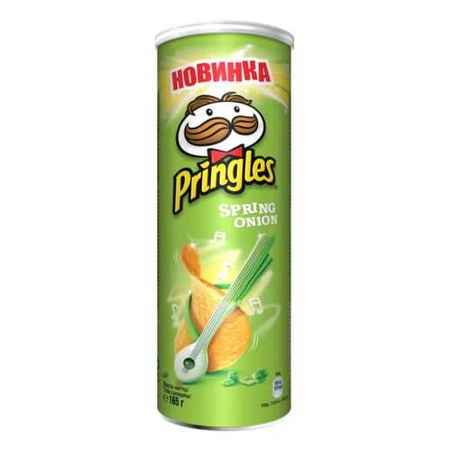 Картофельные чипсы Pringles зеленый лук 165 г в Татнефть