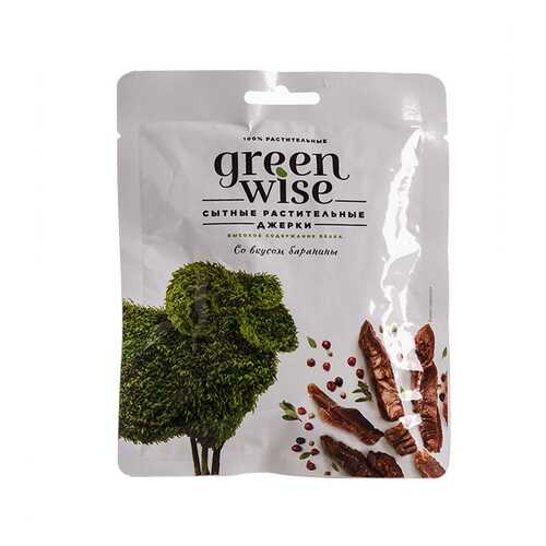 Растительные джерки вяленые Greenwise вкус Баранина 36г Россия в Татнефть