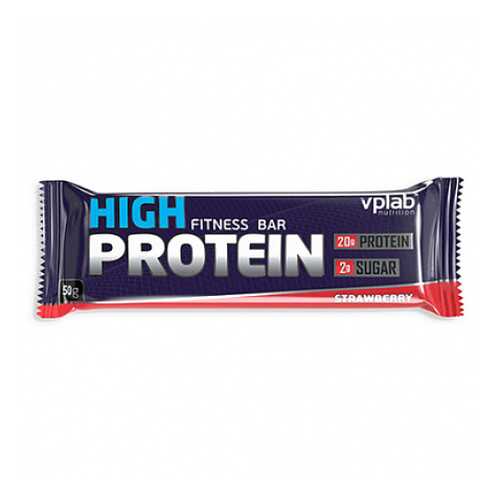 Батончик с протеином High protein bar, клубника VPLab 50 г в Татнефть