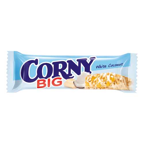 Corny BIG Злаковая полоска с белым шоколадом и кокосом 24 штуки по 40г в Татнефть