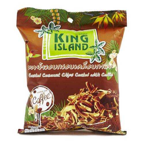 Кокосовые чипсы King Island в кофейной глазури 40 г в Татнефть