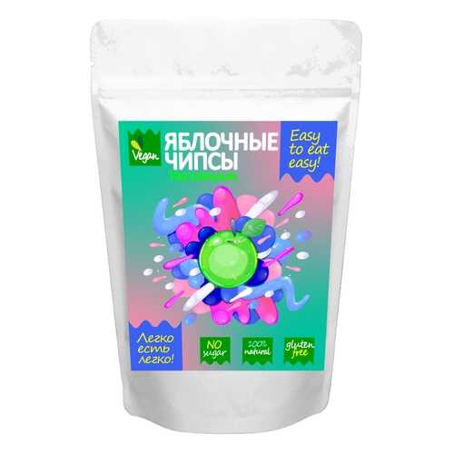 Натуральные фруктовые яблочные чипсы Easy to eat easy кисленькие 30 г в Татнефть