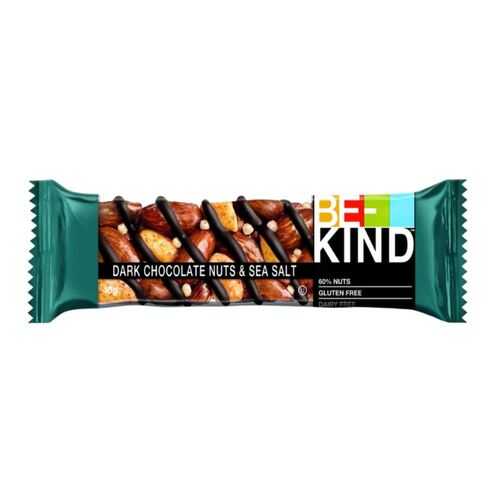 Ореховый батончик BE-Kind с горьким шоколадом и морской солью 40г в Татнефть