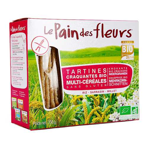 Хлебцы Pain des fleurs без глютена мультизлаковые 150 г в Татнефть