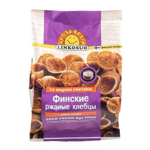 Хлебцы ржаные Linkosuo финские со вкусом сметаны 120 г в Татнефть