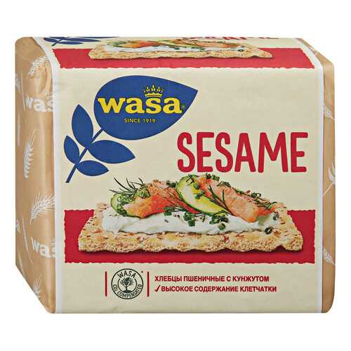 Хлебцы Wasa Sesame пшеничные с кунжутом 200 г в Татнефть