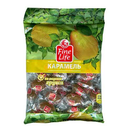 Карамель Fine Life леденцовая со вкусом груши 250 г в Татнефть