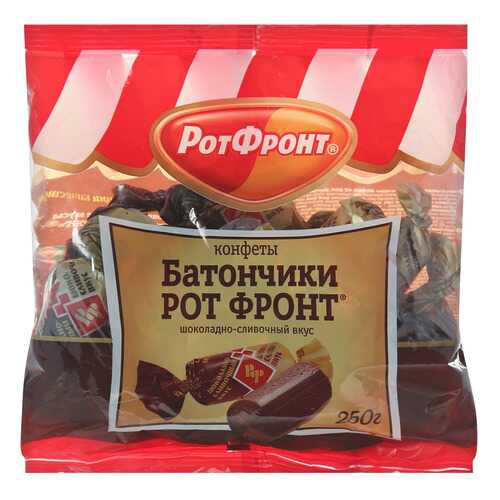 Конфеты Рот Фронт батончики шоколадно-сливочный вкус 250 г в Татнефть