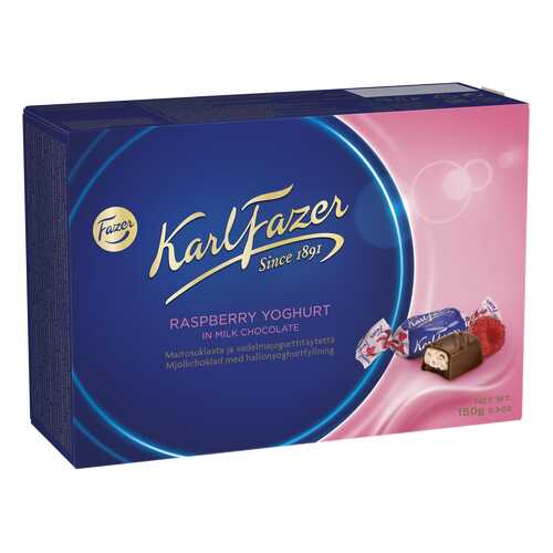 Шоколадные конфеты Karl Fazer с начинкой из малинового йогурта 150 г в Татнефть