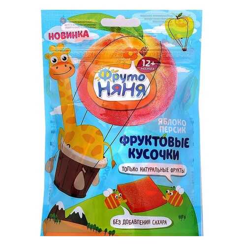 Фруктовые кусочки ФрутоНяня из яблок и персиков в Татнефть