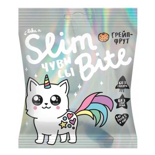 Мармелад Фруктово-ягодный Bite Slim Unicorn Грейпфрут 20 штук по 20гр в Татнефть