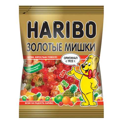 Мармелад Haribo жевательный золотые мишки 70 г в Татнефть
