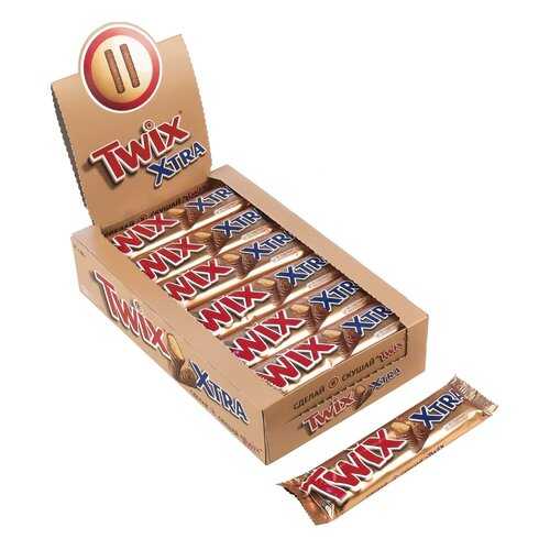 Батончик Twix xtra шоколадный 82 г 24 штуки в Татнефть