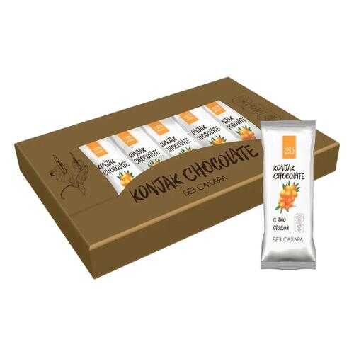 Шоколад без сахара KONJAK CHOCOLATE Облепиховый, кор. 10 шт. в Татнефть