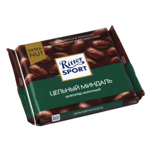 Шоколад молочный Ritter Sport extra nut цельный миндаль 100 г в Татнефть
