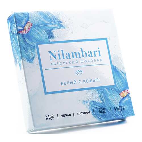 Шоколад Nilambari белый с кешью 65 г в Татнефть
