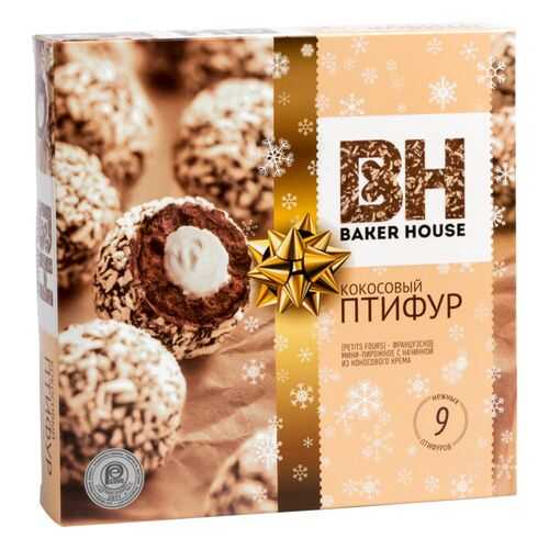 Мини-пирожные Baker House птифур с кокосовым кремом 25 г 9 штук в Татнефть