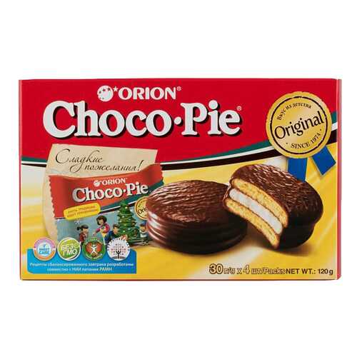 Пирожное Orion choco pie 120 г в Татнефть