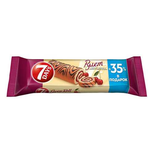 Рулет 7 Days с начинкой черешня 300 г в Татнефть