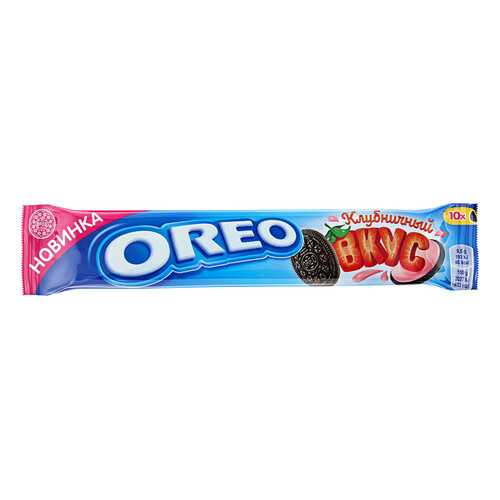 OREO печенье с какао и начинкой клубника 95г в Татнефть