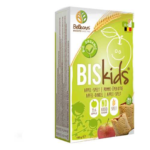 Печенье детское BelKorn Bis Kids с яблоками 150 г в Татнефть