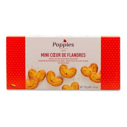Печенье Poppies Мини -Сердечки125г Бельгия в Татнефть