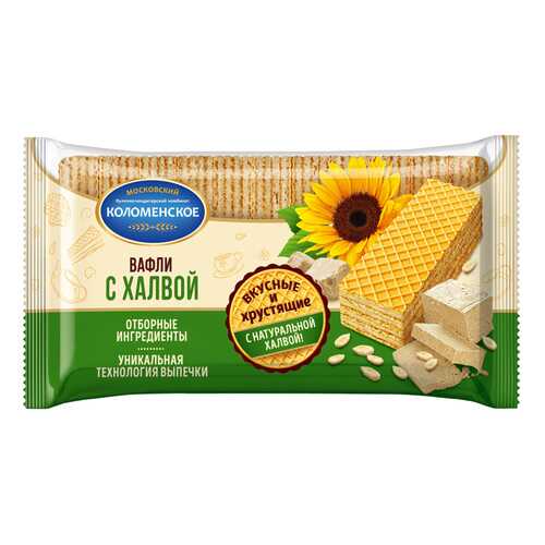 Вафли КОЛОМЕНСКОЕ с халвой 220г*5 шт в Татнефть