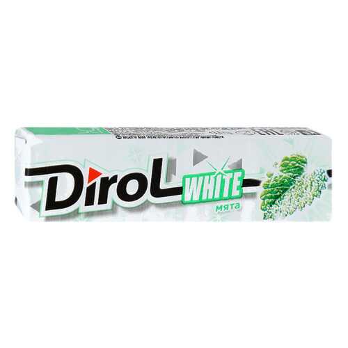 DIROL WHITE жевательная резинка уголь/мята 13,6г по30 шт в Татнефть