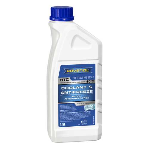 Антифриз RAVENOL HTC COLD CLIMATE G12+ синий готовый 1.5л в Татнефть