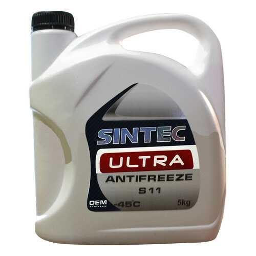 Антифриз Sintec Малиново-красный Готовый антифриз 5кг 800524 в Татнефть