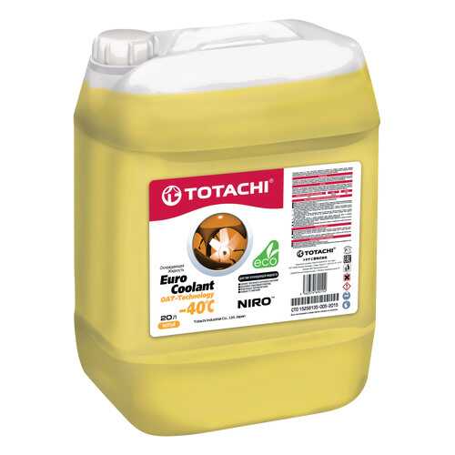 Антифриз TOTACHI Niro Желтый Готовый антифриз 20л 21.54кг в Татнефть
