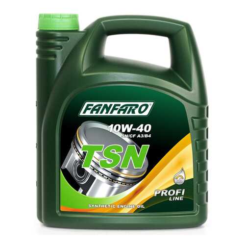 6704 FANFARO TSN 10W-40 4 л. Полусинтетическое моторное масло в Татнефть