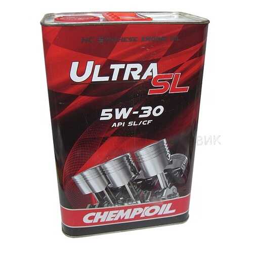 9722 CHEMPIOIL ULTRA SL 5W-30 (A3 B3) 4 л. (metal) синтетическое моторное масло 5W30 в Татнефть