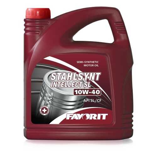 Favorit STAHLSYNT Intelleсt SL SAE 10W-40 API SL/CF, 5л в Татнефть