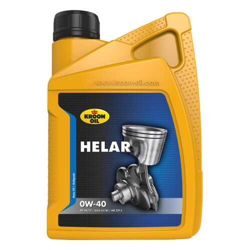 KROON OIL Масло Моторное Helar 0w40 1l в Татнефть
