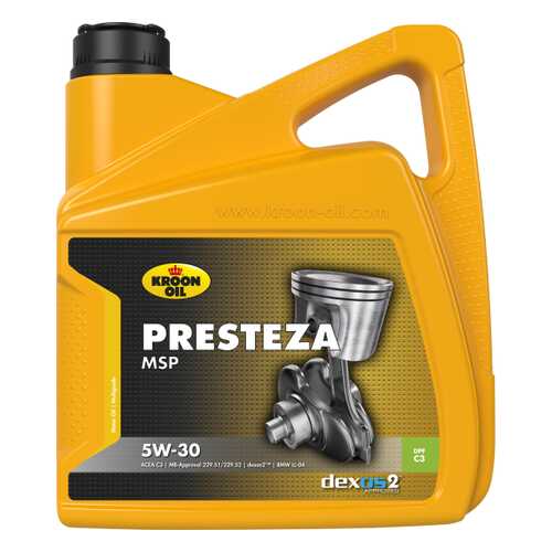 KROON OIL Масло Моторное Presteza Msp 5w30 4l в Татнефть