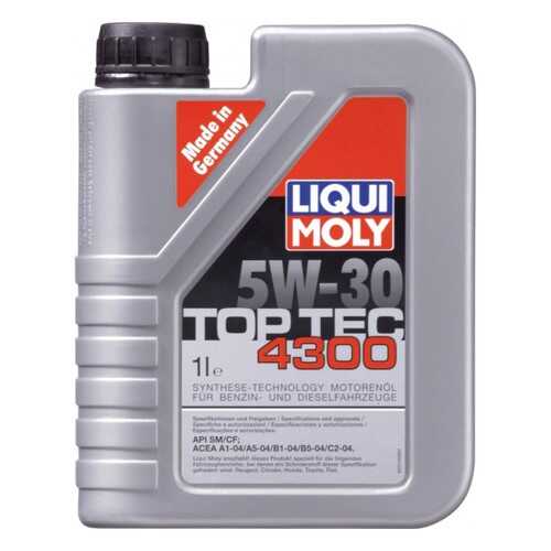 Масло Моторное Liqui Moly Top Tec 4300 5w-30, 1l Liqui moly арт. 2323 в Татнефть