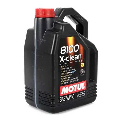 Масло моторное Motul 8100 X-CLEAN GEN2 5W40 60 л 109764 в Татнефть