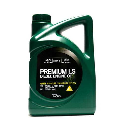 Масло моторное полусинтетическое HYUNDAI/KIA Premium LS Diesel 5W-30 4л 05200-00411 в Татнефть